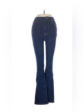 Good American Bootcut Jeans in Dark Blue Denim